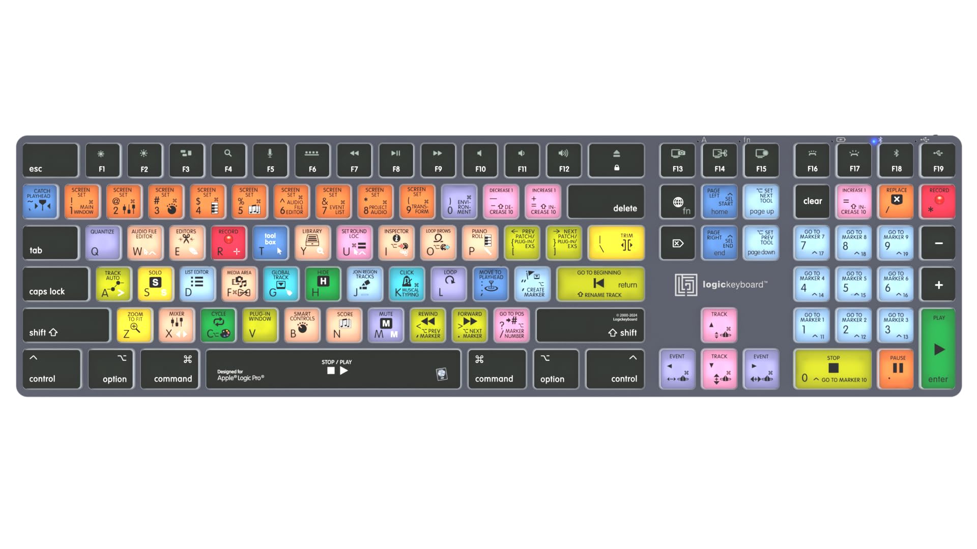 Amazon.com: Logickeyboard Titan Wireless Backlit Keyboard for